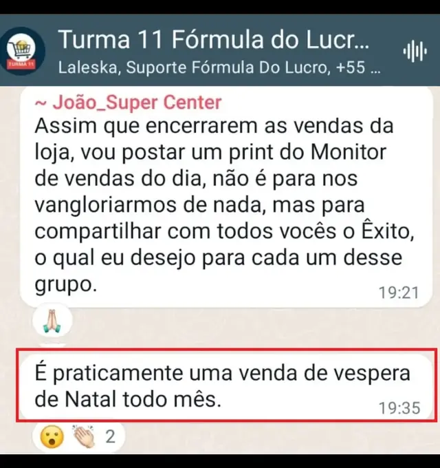 Depoimento de mentorado 2